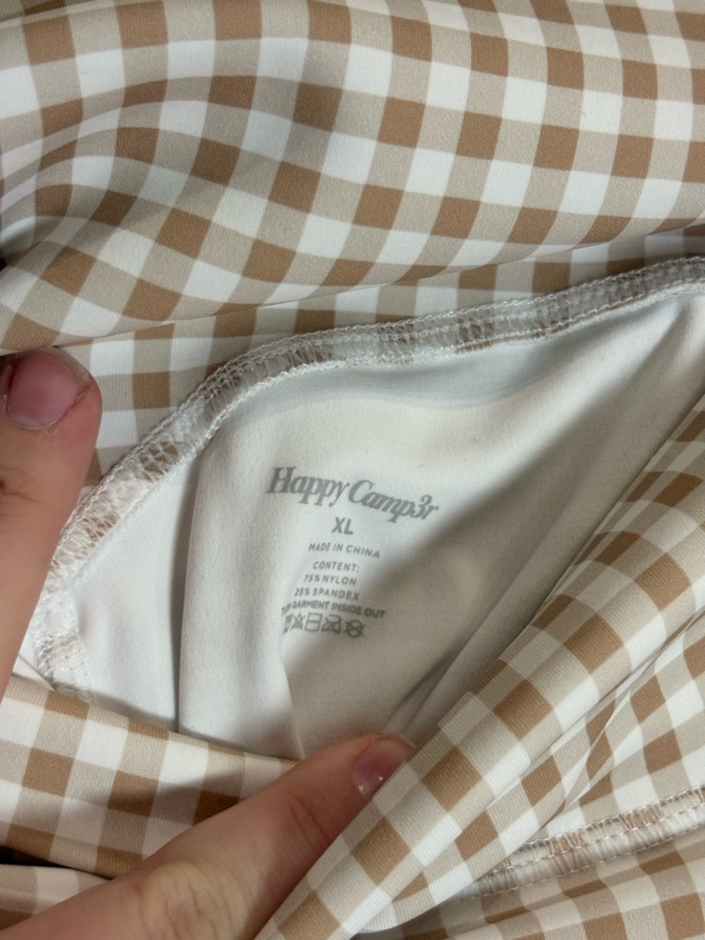 Happy Camp3r NWT Walnut Gingham Harper Active Jacket & Pants XL - Picture 10 of 11